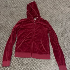 Juicy Couture Velvet Zip Up